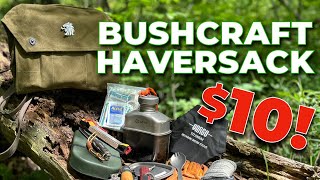 10 Bushcraft Haversack  Military Surplus For Bushcrafting [upl. by Yaned]