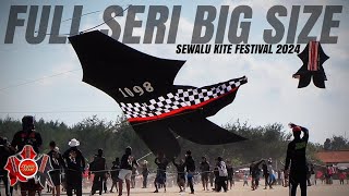 GANASS❗️LOMBA BIG SIZE PERDANA DI MERTASARI FULL SERU  SEWALU KITE FESTIVAL 2024 [upl. by Ennad]