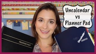 Uncalendar vs Planner Pad Planner Comparison amp Review [upl. by Hennebery]