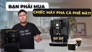 Đánh giá Máy pha cà phê tự động DeLonghi Magnifica S Smart ECAM 23013B germanysnt [upl. by Alahsal]