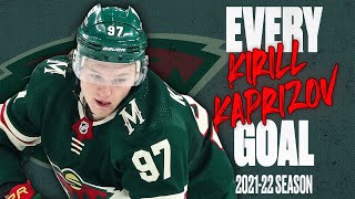 Every Kirill Kaprizov Goal From The 202122 NHL Season [upl. by Russel]