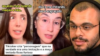 TIKTOKER É ZOADA POR OUTRA NÃO TANKA E CH0RA NA INTERNET [upl. by Laniger]