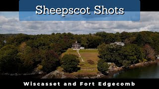 Sheepscot River Wiscasset and Fort Edgecomb Maine summer 2021 [upl. by Sherfield887]