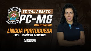 Concurso PC MG  Edital Aberto  Investigador  Língua Portuguesa  AlfaCon [upl. by Alletsirhc770]