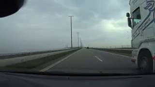 Denmark to Sweden  Oresund Bridge Drive  Dash Cam [upl. by Aiuhsoj]