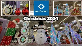 Sams Club NEW Christmas Decor 2024 Store Walkthrough [upl. by Adilem310]