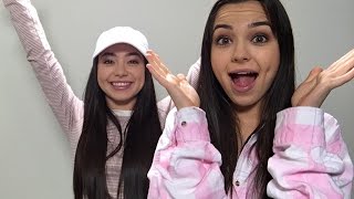 Live Rhyming Song Announcement  Merrell Twins [upl. by Haodnanehs]