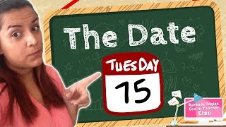 Como escribir la fecha en Inglés  How to write the date  Teacher Clau [upl. by Anoyek722]