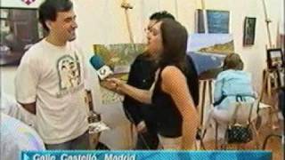 artedvcom  Academia de Pintura Decinti Villalón entrevista de Telemadrid [upl. by Ylen200]