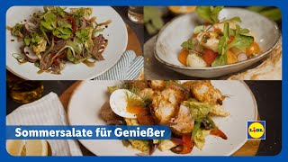 3 Sommersalate von Lukas Ziesel  Lidl Österreich [upl. by Adnohsek]