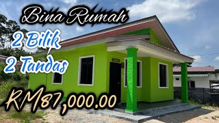 Rumah Bajet Bawah RM100k  Bina rumah dengan kami hanya RM8700000 [upl. by Lambertson]