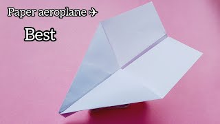 aeroplane aeroplane bananahow to make paper airplane that flies far 1000feet [upl. by Wiseman207]