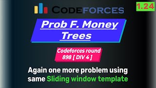 F Money Trees  Codeforces 898 Div 4  Sliding window  C solution [upl. by Gavrielle]