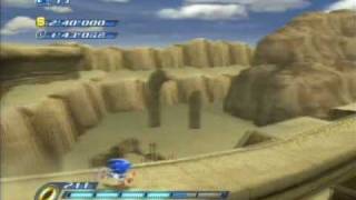 Wii  Sonic Unleashed Shamar Arid Sands Day Stage S Rank [upl. by Berardo]