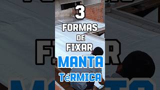 3 formas de fixar manta térmica shorts [upl. by Ninos]