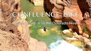 Solo hiking Havasupai Confluence  1 hour Ambient Grand Canyon [upl. by Malca]