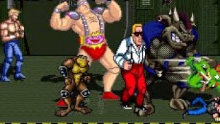 Krang and Abore test  Double Dragon Battletoads and TMNT  Hack Infinity  OpenBOR Game [upl. by Aniratak]