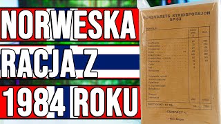 Zjadłem NORWESKĄ Rację Żywnościową z 1984 roku aby sprawdzić czy wytrzymała 37 lat [upl. by Azila887]