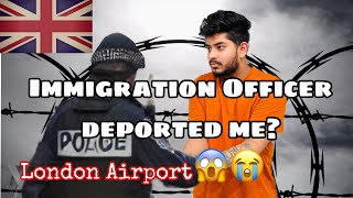 Important immigration questions on airport🇬🇧😱  questionsanswers  UK 🇬🇧 [upl. by Ahseek773]