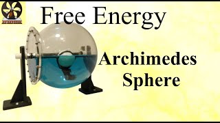 Archimedes Sphere Perpetual motion machine 永久運動機械 [upl. by Ellerred825]