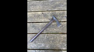 Making a 18th Century Hammer Polled Belt Axe [upl. by Rheims]