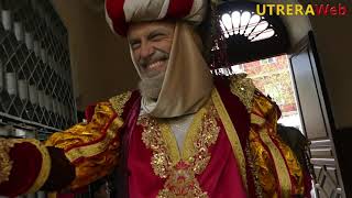 VISITA DE LOS REYES MAGOS 2024 DE UTRERA A LOS NIÑOS DEL PROYECTO OBERTI EN EL COLEGIO SALESIANO [upl. by Annauj]