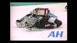 QMJHL Feb 5 1990 Laval Titan v Hull Olympiques melee x2 Feeds Eric Raymond v Sylvain Marcotte [upl. by Bing839]