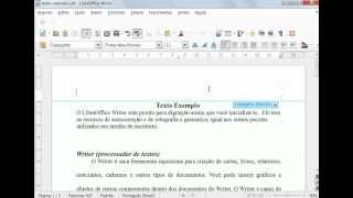 LibreOffice Writer aula04 [upl. by Yblek]