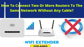 How To Connect Two Routers Without Cable  2 Routers Connet Wirelessly  DPK TEACH [upl. by Moyers694]