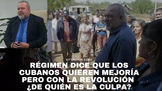 INAUDITO Régimen dice que los cubanos quieren mejoría pero con la Revolución ¿De quién es la culpa [upl. by Desdee]