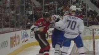 Eric Neilson vs Matt Carkner Sep 19 2009 [upl. by Coleman]