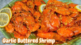 Garlic Buttered Shrimp  How To Cook Garlic Butter Shrimp  Easy Shrimp Recipe  Craevings [upl. by Bolanger]