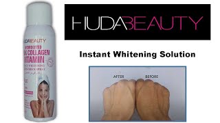 New HudaBeauty Instant Whitening Spray  Huda Beauty Collagen Vitamin [upl. by Hollister112]