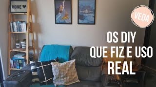 OS DIY QUE REALMENTE USO NA DECORAÇÃO DA MINHA CASA  VEDA 19 [upl. by Holmun]