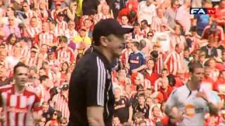 Stoke City 50 Bolton Wanderers Pitchside highlights  The FA Cup semi final 170411 [upl. by Horick]