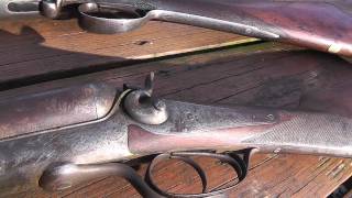 Shooting Modern Ammo in an Antique Damascus Barrel Shotgun [upl. by Harlin540]