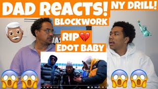 DAD REACTS TO BlockWork  Dyin 2 Live quot Edot Baby Tribute quot Official Music Video [upl. by Ettellocin916]