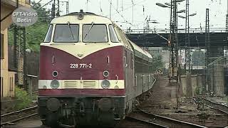 Hauptbahnhof Dresden in den frühen neunziger Jahren [upl. by Aiker292]