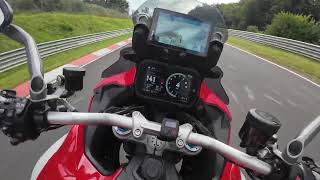 Ducati Multistrada v4 Pikes Peak Nürburgring Lap 1 Nordschleife [upl. by Finlay]