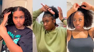 Top 15 Gorgeous 4c Natural Hairstyles Compilation 💞 Viral Black Hair TikToks [upl. by Brigette]