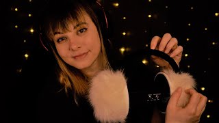 ASMR  3h most cozy earmuffs softest whispering rain sounds for sleep [upl. by Eagle]