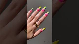 ✨Nail art with sponge  ombre nails  ombre nail art nails shorts [upl. by Nednarb591]