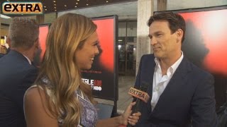 Stephen Moyer on Twins Theyre Doing What Babies Do [upl. by Ahsirtap]