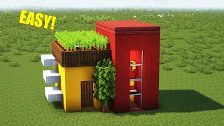 Minecraft Easy Modern House Tutorial  Interior 8  Minecraft Easy Modern House Making [upl. by Anayaran]