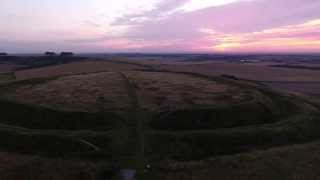 Barbury Castle  Aerial Video [upl. by Blake]