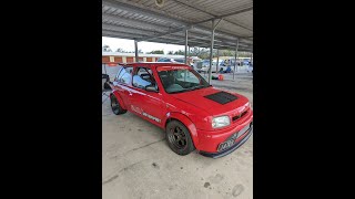 Turbo SR20 K11 Micra Lakeside Raceway QLD [upl. by Okram649]