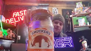 Smuckers caramel flavored topping review smuckers caramel topping [upl. by Aveneg940]