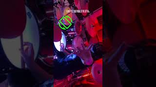 My DRUM BATTLE with TOMMY LEE 🤘shorts [upl. by Dustin]