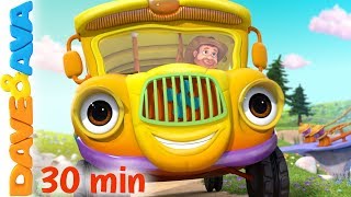 🚌 Wheels on the Bus Song amp More Nursery Rhymes from Dave and Ava 🚌 [upl. by Yeknarf]