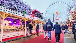 Brussels Christmas Markets 2023  Day Walk in 4K  DJI Osmo Pocket 3 Winter Wonders [upl. by Harbed]